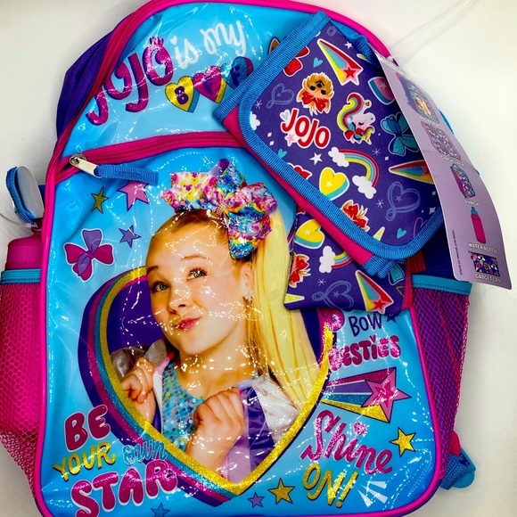 5 Piece Joni Siwa Be Your Own Star Backpack Set - Picture 2 of 4